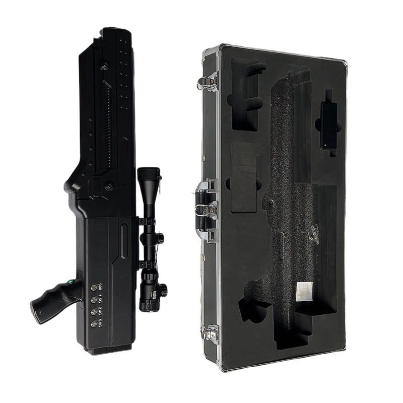  留坝手持便携式枪型低空防御反制四通道A型