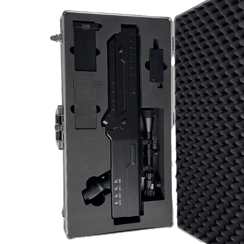  留坝手持便携式枪型低空防御反制四通道B型